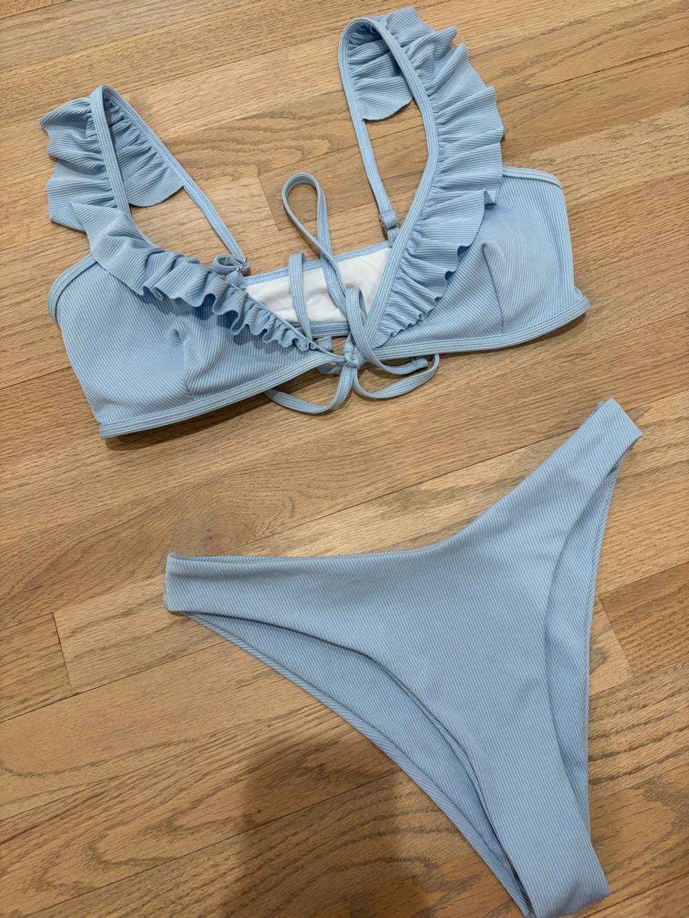 Baby blue bikini